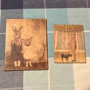 2x Wood Prints